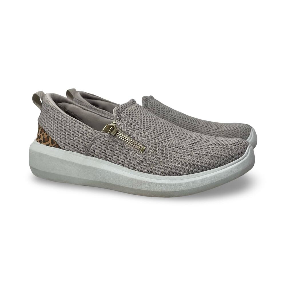 Ryka Ally Slip-On Sneakers Women’s 9.5M | Beige Cheetah Print Preloved